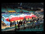 kibice - lsk Wrocaw - wielka flaga