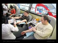 pobieranie krwi w ramach akcji charytatywnej dla Agaty Mróz