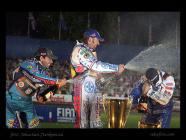 Greg Hancock - Jason Crump - Nicki Pedersen - szampan