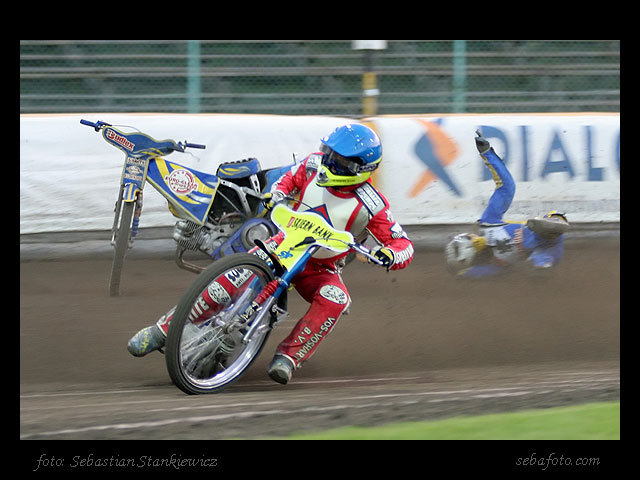 Kenneth Bjerre - upadek - Andreas Jonsson