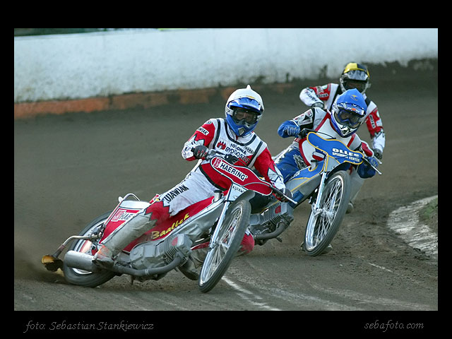 Micha Szczepaniak - Chris Holder - Rafa Okoniewski